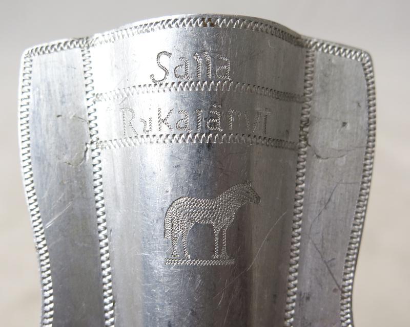 WW2 Finnish trench art sheath -  Salla-Rukajärvi 1942