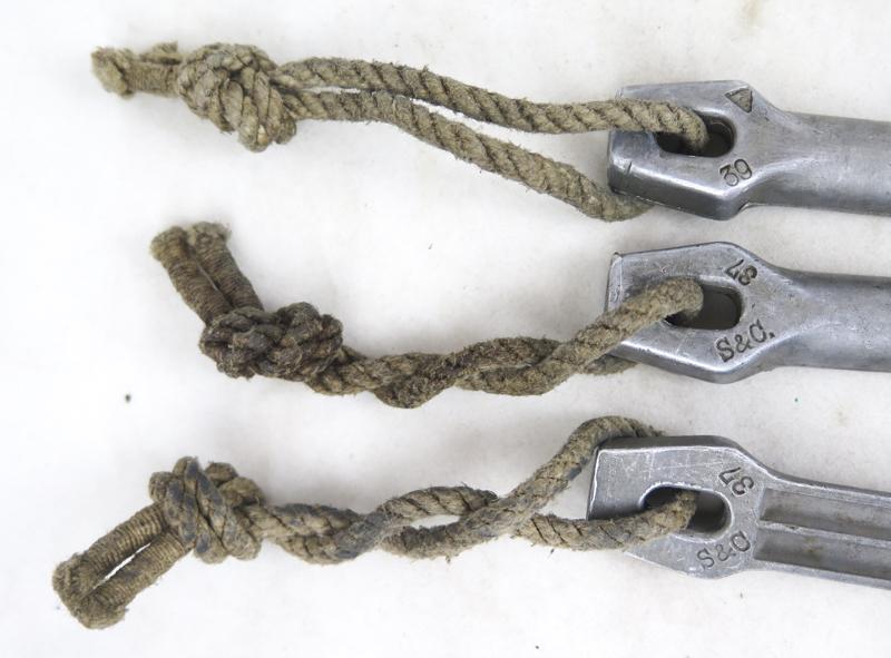 WW2 German Wehrmacht/Waffen-SS tent beg set - aluminium