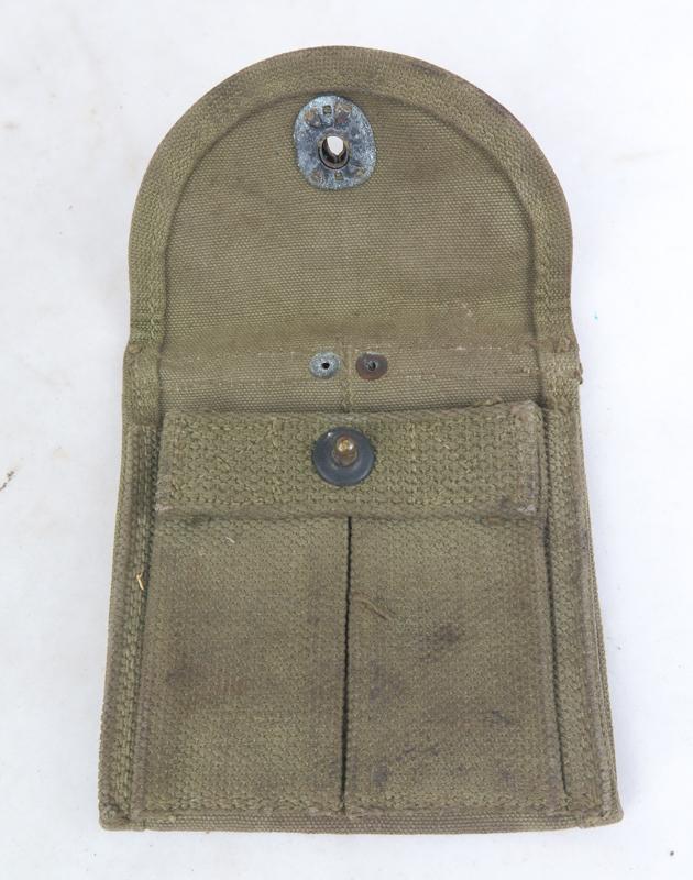 Post-war French US M1 carbine pouch and french 1st aid packet