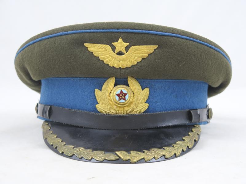 Cold war Soviet Air force officers M1954 visor cap