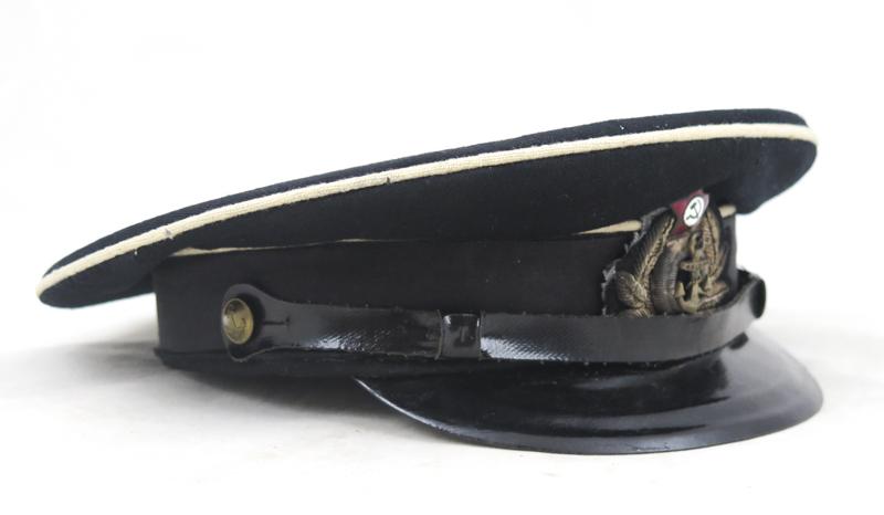 Cold war Soviet Navy M1954 technical branch officers visor cap