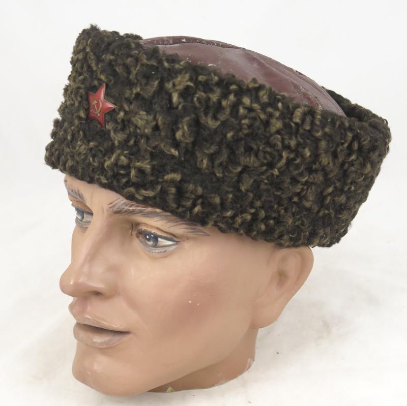 1940s Soviet army Finka fur cap
