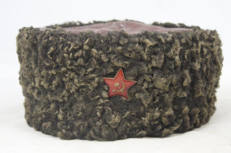1940s Soviet army Finka fur cap