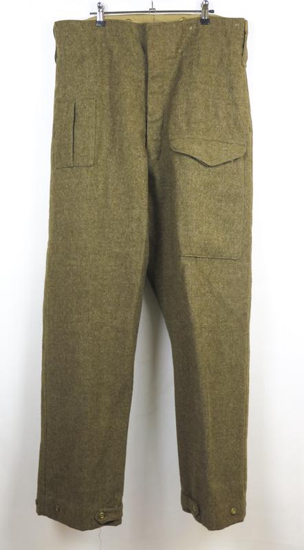 WW2 British Pattern 37 trousers - early pattern