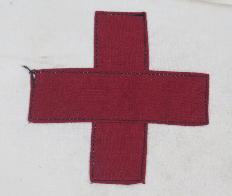 WW2 Finnish medics red cross arm band