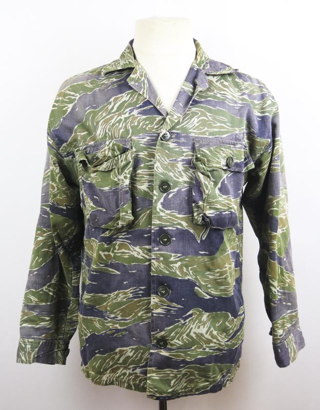 Vietnam war period US MDAP pattern Tiger stripe shirt
