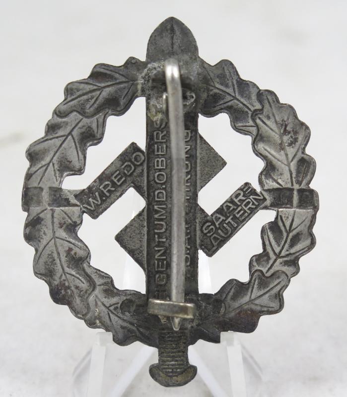 WW2 German SA sport badge silver class - 3rd type