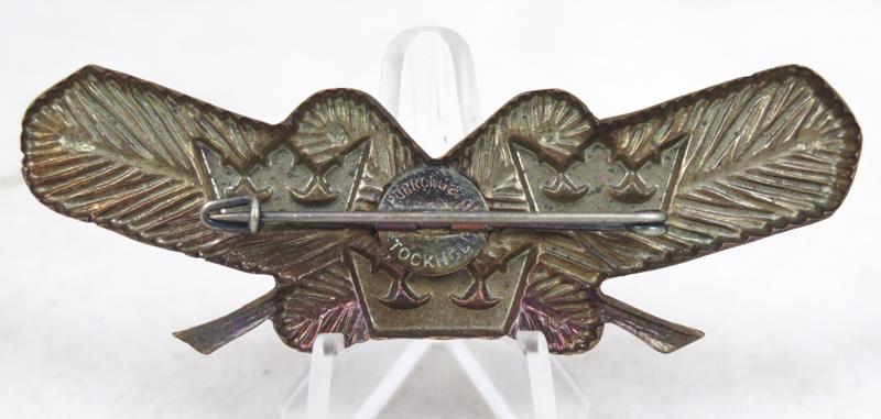 WW2 Finnish army Swedish volunteer batalion badge - Hangospännet