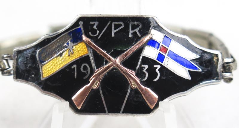Pre-war Finnish soldier sweet heart commemoration bracelet - PR 1933