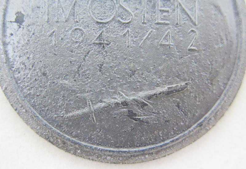WW2 German eastern-front commemoration medal Ostmedaille - Maker 19 E.F. Wiedmann